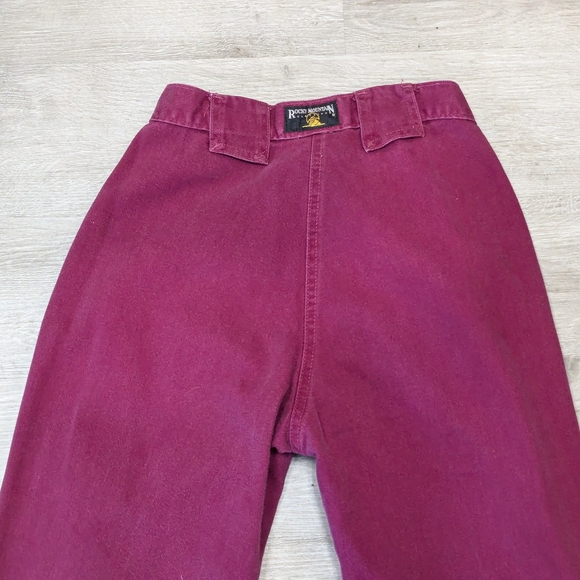 Vintage Rocky Mountain Burgundy Jeans - Picture 13 of 14